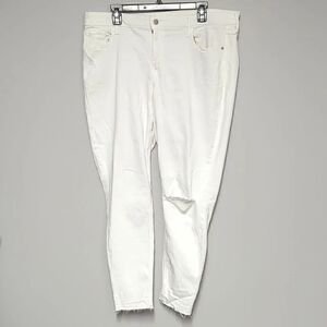 Old Navy White Rock Star Jeans